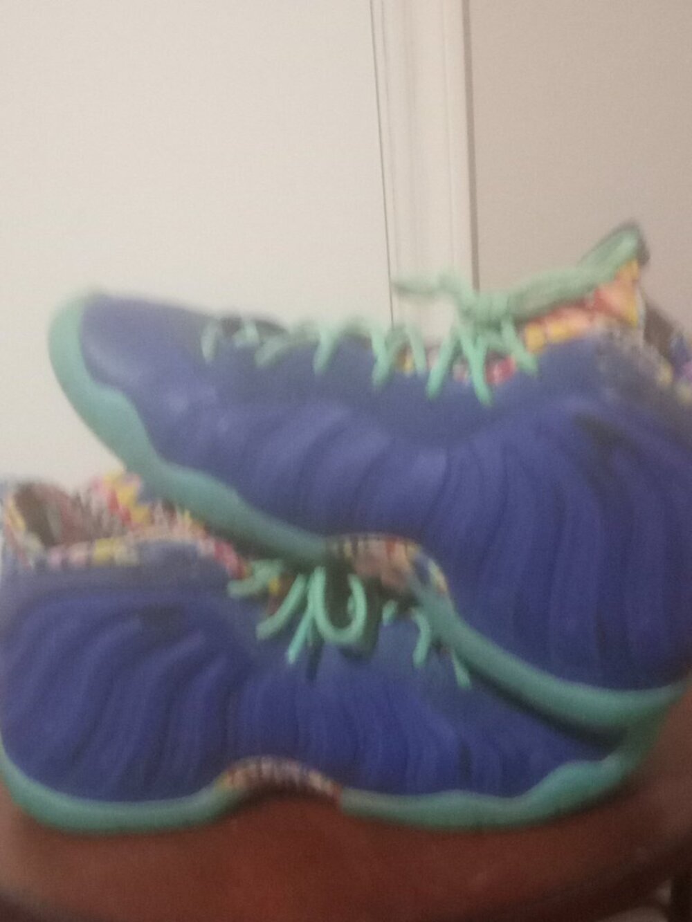 Nike Little Posite One ASW Kaleidoscope DZ5190-400 Kid's Size 4.5Y Sneakers - Picture 14 of 14